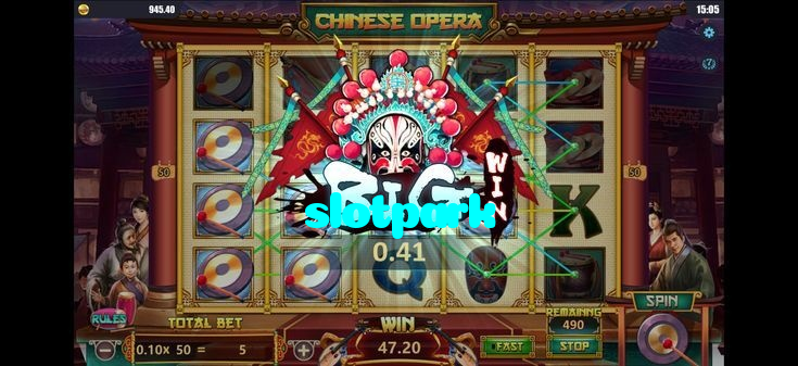 slotpark casino presented on mobile device in Pakistan with slots and live games